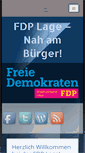 Mobile Screenshot of fdp-lage.de